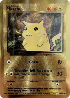 Pikachu - 58/102 (Celebrations Metal Card) (58) [Miscellaneous Cards & Products] Holofoil - Deck Out Gaming