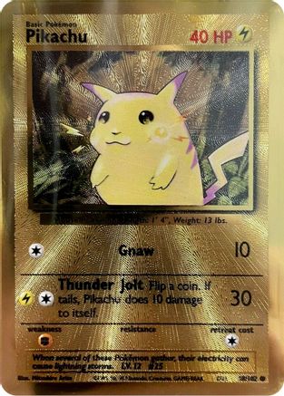 Pikachu - 58/102 (Celebrations Metal Card) (58) [Miscellaneous Cards & Products] Holofoil - Deck Out Gaming
