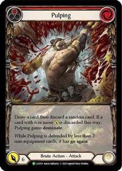 Pulping (Red) - LGS051 (LGS051) [Flesh and Blood: Promo Cards] Rainbow Foil - Deck Out Gaming