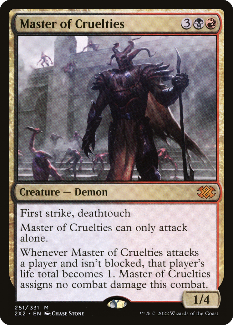 Master of Cruelties (251) [Double Masters 2022] foil - Deck Out Gaming