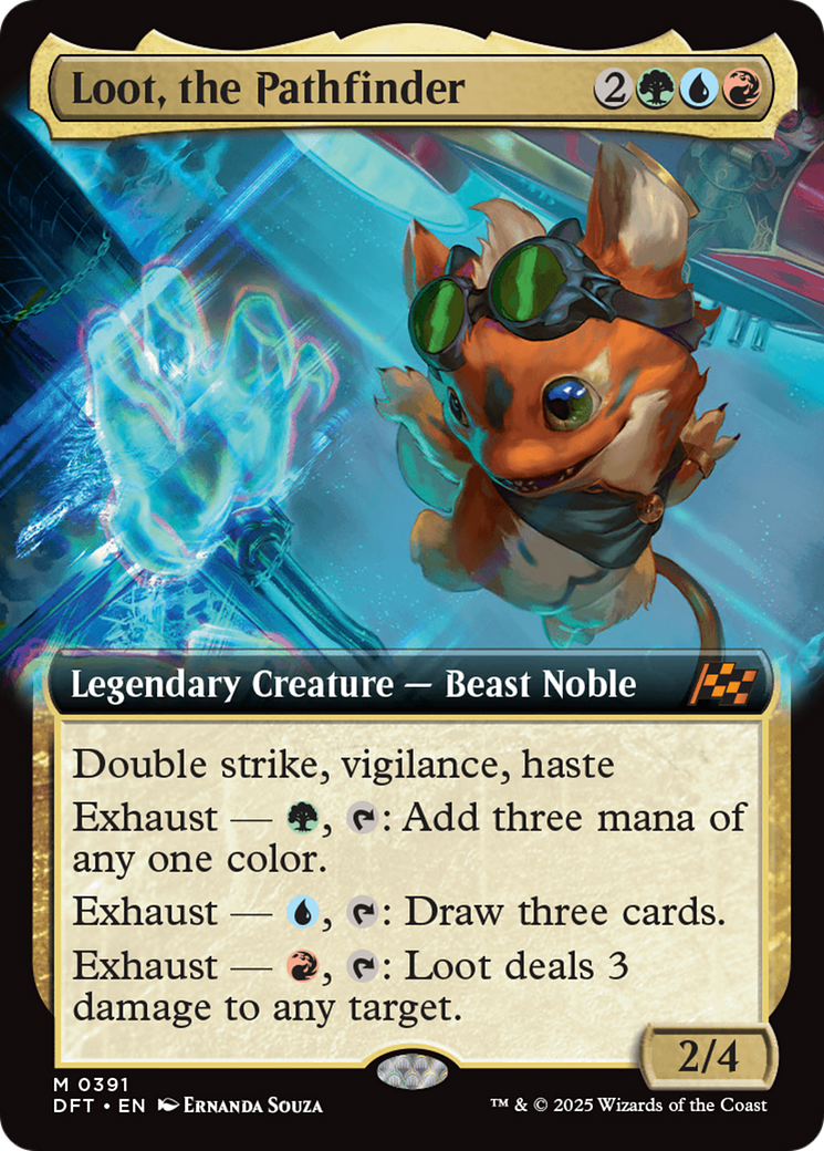 Loot, the Pathfinder (Extended Art) (391) [Aetherdrift] - Deck Out Gaming