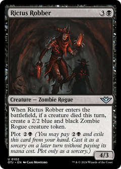 Rictus Robber (102) [Outlaws of Thunder Junction] foil - Deck Out Gaming