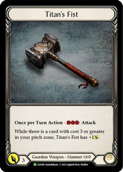 Titan's Fist - LGS066 (LGS066) [Flesh and Blood: Promo Cards] Cold Foil - Deck Out Gaming