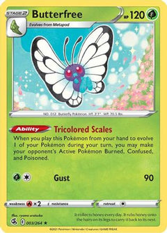 Butterfree (3) [SWSH08: Fusion Strike] Holofoil - Deck Out Gaming