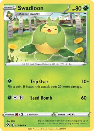 Swadloon (10) [SWSH08: Fusion Strike] - Deck Out Gaming