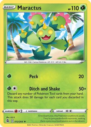 Maractus (12) [SWSH08: Fusion Strike] Reverse Holofoil - Deck Out Gaming