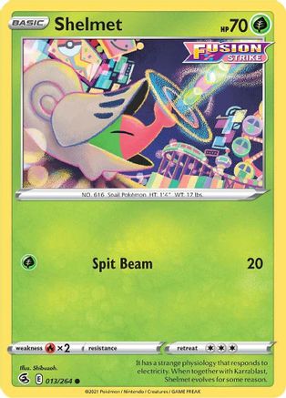Shelmet (13) [SWSH08: Fusion Strike] - Deck Out Gaming