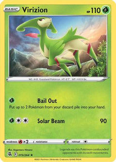 Virizion (15) [SWSH08: Fusion Strike] Reverse Holofoil - Deck Out Gaming