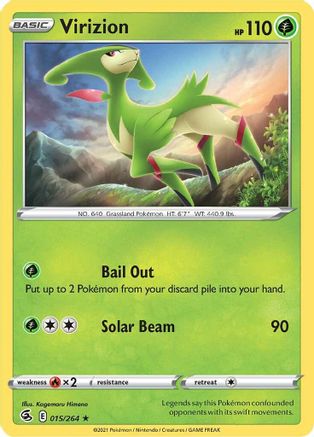 Virizion (15) [SWSH08: Fusion Strike] - Deck Out Gaming