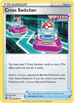 Cross Switcher (230) [SWSH08: Fusion Strike] Reverse Holofoil - Deck Out Gaming
