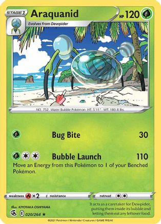 Araquanid (20) [SWSH08: Fusion Strike] - Deck Out Gaming