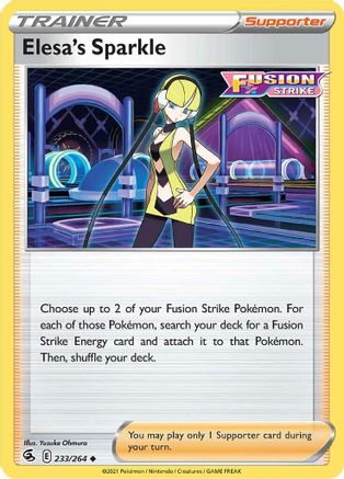 Elesa's Sparkle (233) [SWSH08: Fusion Strike] - Deck Out Gaming