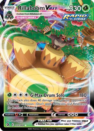 Rillaboom VMAX (023/264) [Sword & Shield: Fusion Strike] - Deck Out Gaming