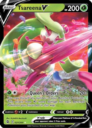 Tsareena V (21) [SWSH08: Fusion Strike] Holofoil - Deck Out Gaming