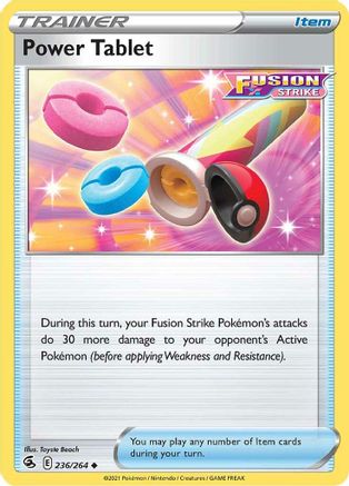 Power Tablet (236) [SWSH08: Fusion Strike] Reverse Holofoil - Deck Out Gaming