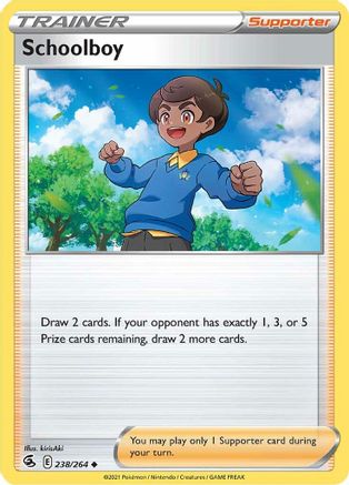 Schoolboy (238) [SWSH08: Fusion Strike] Reverse Holofoil - Deck Out Gaming