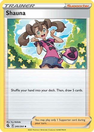 Shauna (240) [SWSH08: Fusion Strike] - Deck Out Gaming