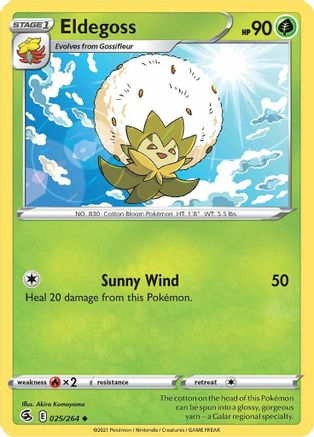 Eldegoss (25) [SWSH08: Fusion Strike] Reverse Holofoil - Deck Out Gaming