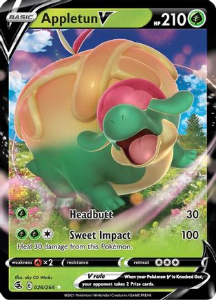 Appletun V (26) [SWSH08: Fusion Strike] Holofoil - Deck Out Gaming