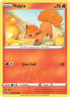 Vulpix (28) (28) [SWSH08: Fusion Strike] - Deck Out Gaming