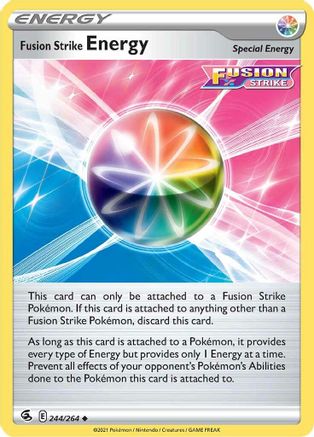 Fusion Strike Energy (244) [SWSH08: Fusion Strike] Reverse Holofoil - Deck Out Gaming