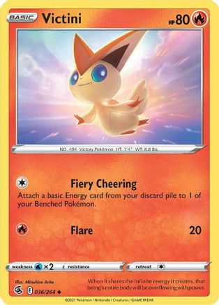 Victini (36) [SWSH08: Fusion Strike] - Deck Out Gaming