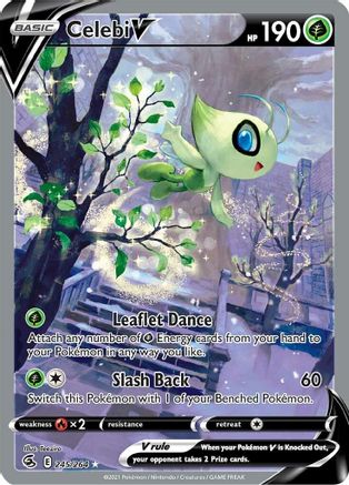 Celebi V (Alternate Full Art) (245) [SWSH08: Fusion Strike] Holofoil - Deck Out Gaming