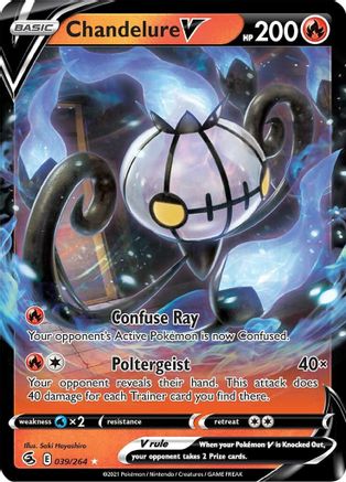 Chandelure V (39) [SWSH08: Fusion Strike] Holofoil - Deck Out Gaming