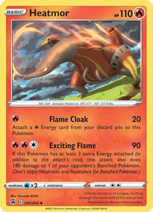Heatmor (41) [SWSH08: Fusion Strike] - Deck Out Gaming