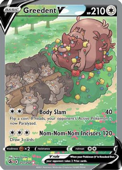 Greedent V (Alternate Full Art) (257) [SWSH08: Fusion Strike] Holofoil - Deck Out Gaming