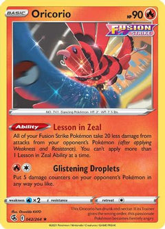 Oricorio (42) [SWSH08: Fusion Strike] - Deck Out Gaming