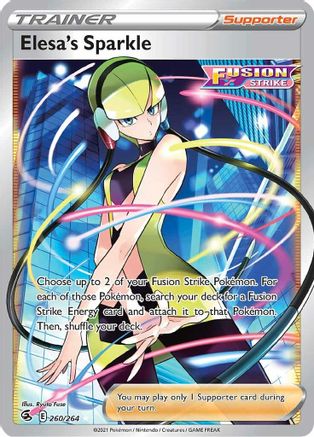 Elesa's Sparkle (Full Art) (260) [SWSH08: Fusion Strike] Holofoil - Deck Out Gaming