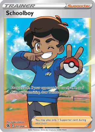 Schoolboy (Full Art) (261) [SWSH08: Fusion Strike] Holofoil - Deck Out Gaming