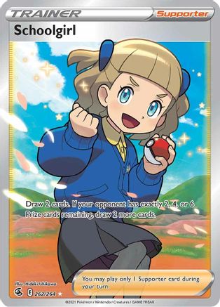 Schoolgirl (Full Art) (262) [SWSH08: Fusion Strike] Holofoil - Deck Out Gaming