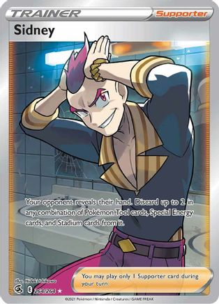 Sidney (Full Art) (264) [SWSH08: Fusion Strike] Holofoil - Deck Out Gaming
