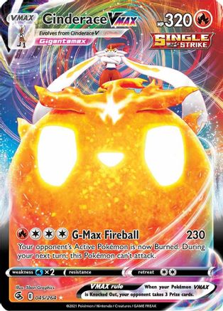 Cinderace VMAX (45) [SWSH08: Fusion Strike] Holofoil - Deck Out Gaming