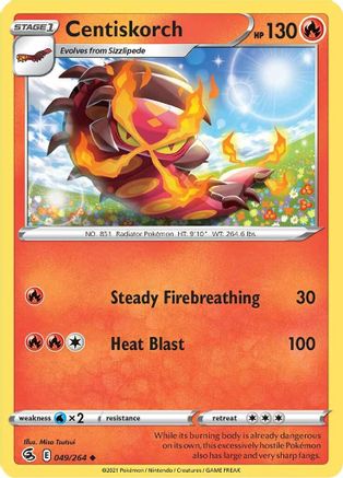 Centiskorch (49) (49) [SWSH08: Fusion Strike] - Deck Out Gaming