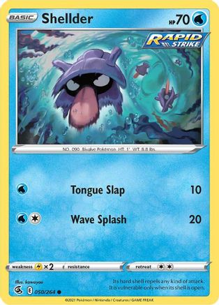 Shellder (50) [SWSH08: Fusion Strike] - Deck Out Gaming