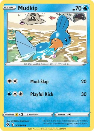 Mudkip (62) [SWSH08: Fusion Strike] - Deck Out Gaming