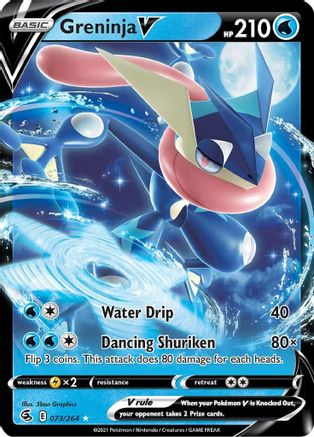 Greninja V (73) [SWSH08: Fusion Strike] Holofoil - Deck Out Gaming