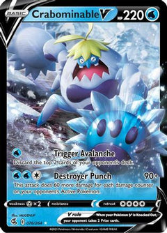 Crabominable V (76) [SWSH08: Fusion Strike] Holofoil - Deck Out Gaming