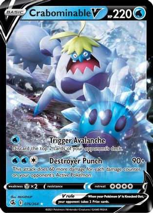 Crabominable V (76) [SWSH08: Fusion Strike] Holofoil - Deck Out Gaming