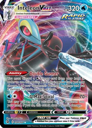 Inteleon VMAX (79) [SWSH08: Fusion Strike] Holofoil - Deck Out Gaming