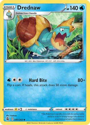 Drednaw (81) [SWSH08: Fusion Strike] - Deck Out Gaming