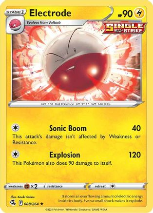 Electrode (88) [SWSH08: Fusion Strike] - Deck Out Gaming