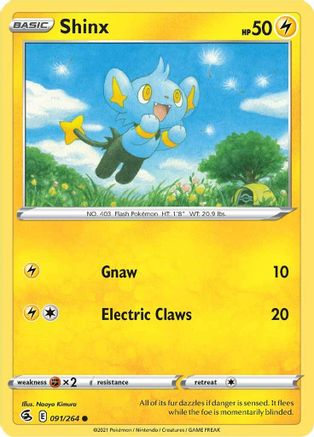 Shinx (91) [SWSH08: Fusion Strike] - Deck Out Gaming