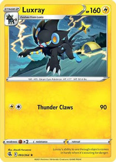 Luxray (93) [SWSH08: Fusion Strike] Reverse Holofoil - Deck Out Gaming