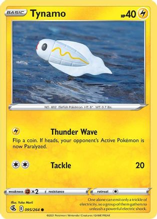 Tynamo (95) [SWSH08: Fusion Strike] Reverse Holofoil - Deck Out Gaming