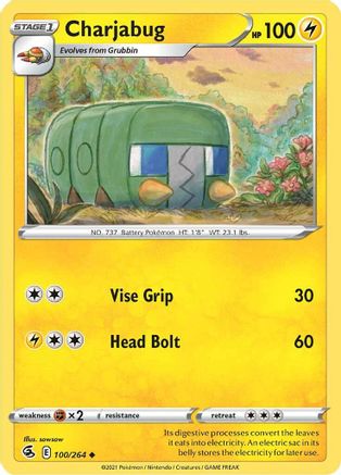 Charjabug (100) [SWSH08: Fusion Strike] - Deck Out Gaming