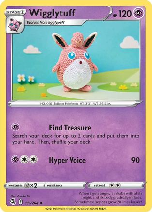 Wigglytuff (111) [SWSH08: Fusion Strike] - Deck Out Gaming